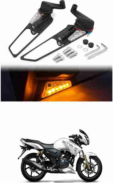 LOVMOTO Manual Blind Spot Mirror For Universal For Bike Universal For Bike (Center) - Image 5