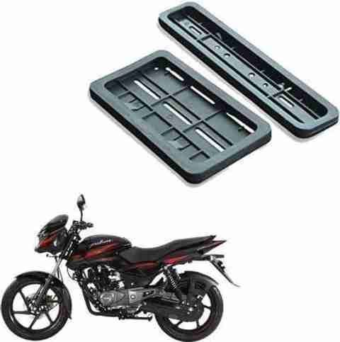 autoformonix Bike Number Plate Frame (Standard Size for All Bikes) (Front & Back) for pulsar 150 Bike Number Plate (Plastic 28 cm x 7 cm) - Image 5