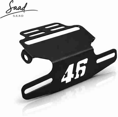SaadAccessories 46 Tail Tidy Number Plate Frame Holder For R15 V3, V4, MT 15 Bike Accessories Bike Number Plate (Iron 13.5 cm x 20.5 cm) - Image 3