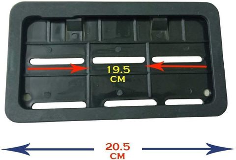 autoformonix Bike Number Plate Frame (Standard Size for All Bikes) (Front & Back) for pulsar 150 Bike Number Plate (Plastic 28 cm x 7 cm) - Image 7