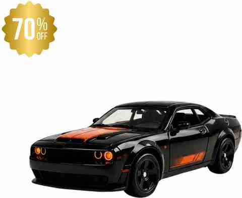 Zuuluzrs Dodge SRT Metal Toy Car, Black - Image 2