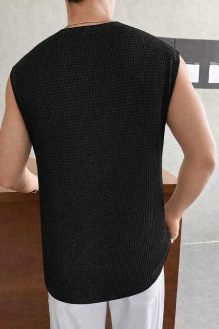 VISEWISH Pack of 2 Casual Textured Muscle Summer Vest - Image 7