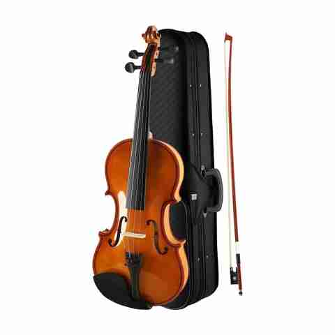 KADENCE V001C 4/4 Classical Violin Brown with Case & Bow - Image 5