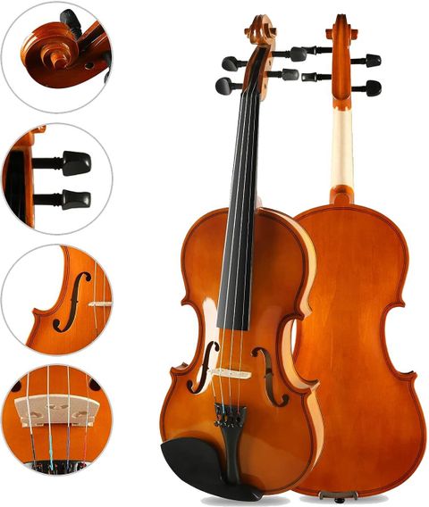 KADENCE V001C 4/4 Classical Violin Brown with Case & Bow - Image 7