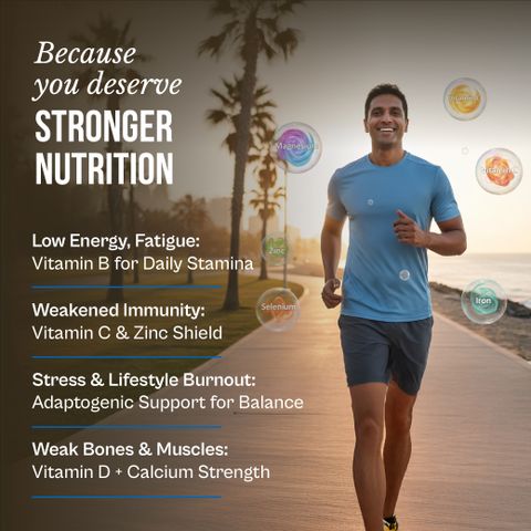 TATA 1mg Multivitamin Men â Energy, Immunity & Vitality (60 Tablets) - Image 8