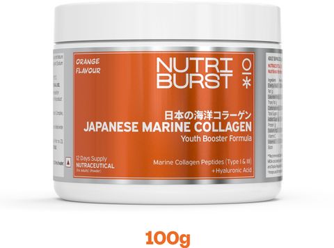 Nutriburst Japanese Marine Collagen Powder Orange 100g - Image 4