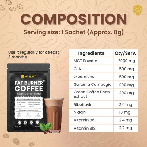 l carnitine coffee weight loss reviews healeo Fat Burner Coffee, Supplement with Garcinia Cambogia, L- Price in India Kojiska Cream for Pigmentation مشروب توحيد لون البشرة Count:50 Veg Capsules