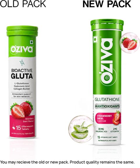 oziva glutathione fizz Bioactive Gluta Fizzy (Strawberry Swirl) To Reduce Pigmentation, 5 Antioxidants Price in India Type:Cindy Drip akg supplement Glutathione Niacinamide Ampoule Serum