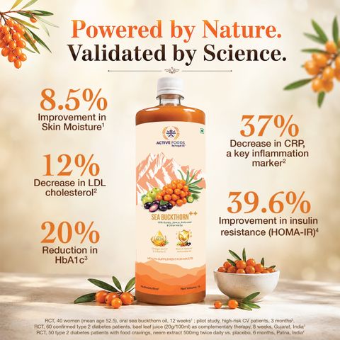 Sugar.fit Sea Buckthorn Juice + 13 Herbs, 1L - Image 7