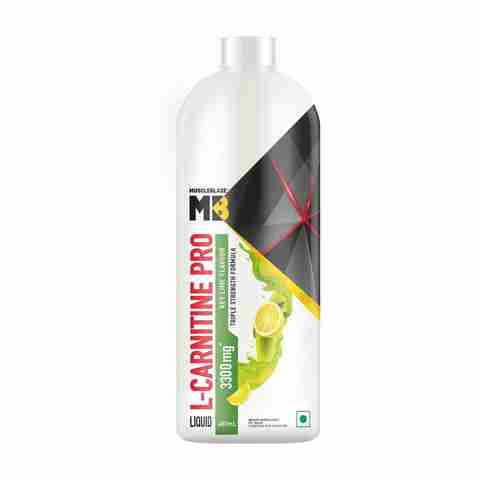 MUSCLEBLAZE Liquid L-Carnitine PRO, 3300mg L- Carnitine, Triple Strength Formula, Key Lime Price in India