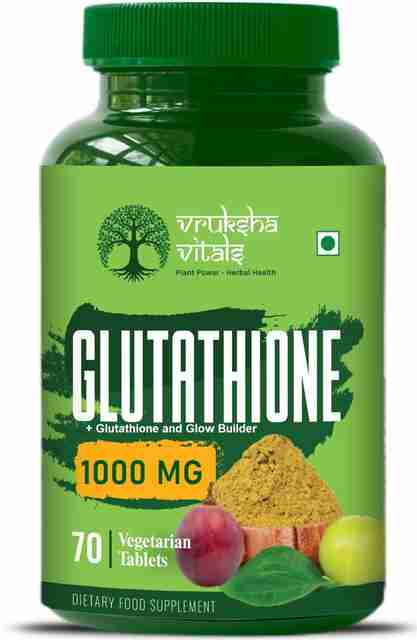 glutathione 1500mg tablets Vruksha Vitals Collagen Biotin Vit E C B6 Curcumin Milk Thistle & Grapeseed Price in India individual_items Size:1 bottle - £18.99 Buy DSIP UK |