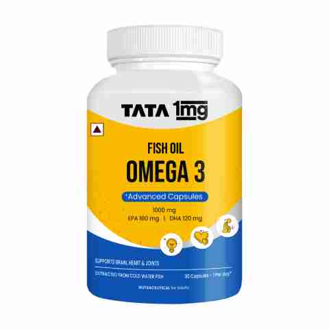 TATA 1mg Fish Oil Capsules 90 Count 90 Capsules - Image 3