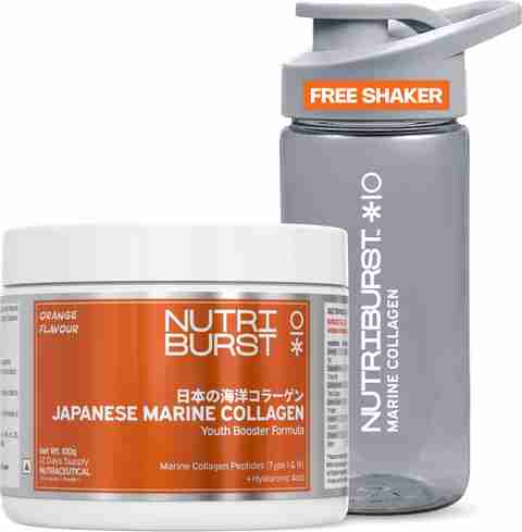 Nutriburst Japanese Marine Collagen Powder Orange 100g - Image 3