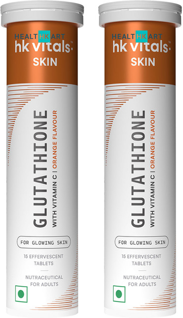 healthkart hk vitals glutathione Effervescent, Orange | L-Glutathione with Vitamin C, E Price in India - Buy hk vitals Glutathione Effervescent, Orange Glutathione All-in-One Film