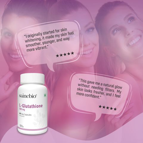 sainebio L-Glutathione 500 mg with Vitamin C, E, Hyaluronic Acid, ALA Price in India