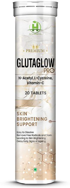 Healthy Nutrition GLUTAGLOW PRO With Vitamin C| Skin Brightening For Men & Women