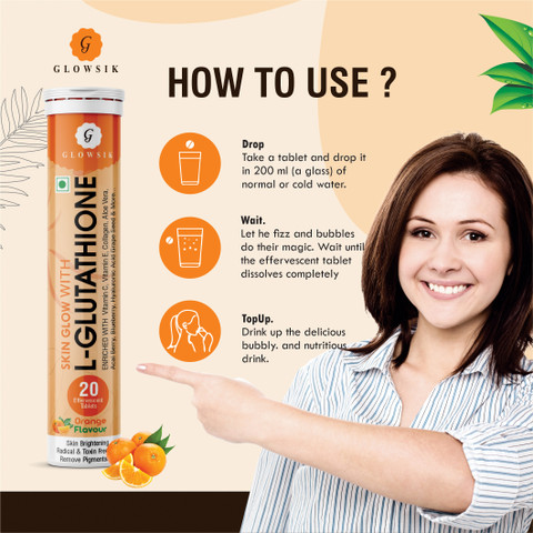 glutathione fizz tablets side effects GLOWSIK 600mg 80 With Collagen & Vitamin C for Glowing Youthful Skin Price in India Bpc-157 – Alphaone Peptides Diet Type_Trans Fat-Free Weight:200g