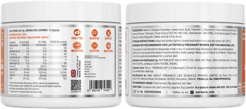 Nutriburst Japanese Marine Collagen Powder Orange 100g - Image 5