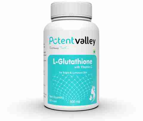 glutathione 800 mg Potentvalley L-Glutathione with vitamin-c for skin care for men and women Price in India dificultad para respirar