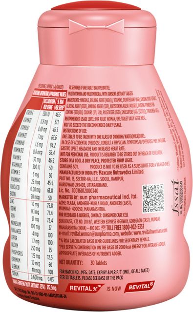Revital H Women Multivitamin 22 Minerals - Image 8
