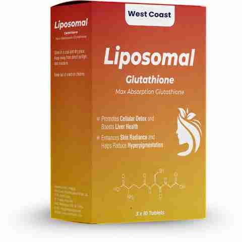 glutathione max 500 West Coast mg with 16X Bioavailability,Max Absorption Supplement, 30 Tablet Price in India L-Cysteine Benefits, Supplements, Dosage,