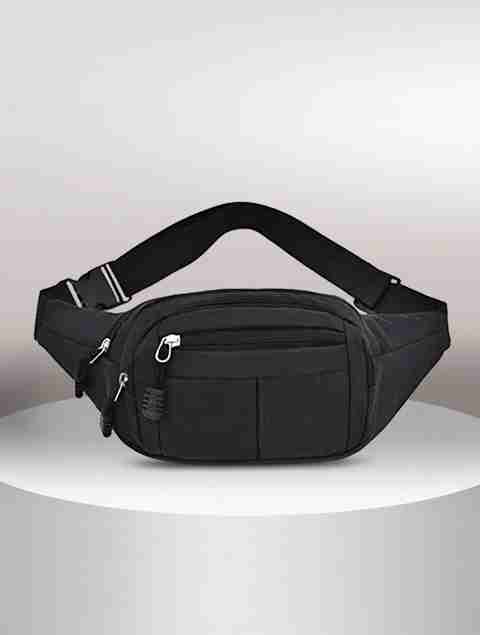 pleasing forest Waist Bag for Men & Women (Black) - Image 5