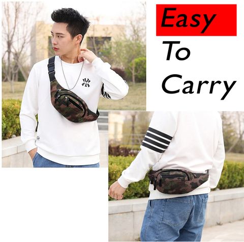 Classic Carryalls Waist Bag fanny pack bum bag travel passport holder chest bag phone money holder waist bag (Multicolor) - Image 8
