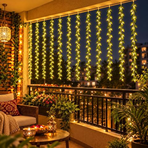 HASSTIEUU 200 LEDs 3m White, Yellow Flickering Leaf Rice Lights - Image 7