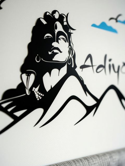 Tuffuk 110 cm Adiyogi Shiva Wall Sticker - Image 7