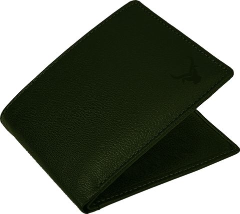 BUFFHIDE Men & Women Green Genuine Leather Wallet - Image 6