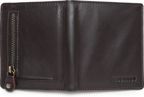 TANSTITCH Men Casual, Trendy, Travel, Evening/Party Black Genuine Leather RFID Wallet (6 Card Slots) - Image 6