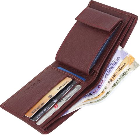 SAMTROH Brown Artificial Leather Money Clip Mini - Image 8