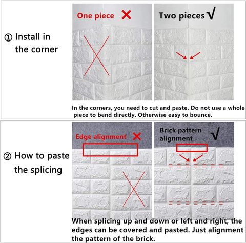 ORJILO 70 cm x 70 cm Waterproof Decorative Vinyl Wallpaper (White) - Image 7