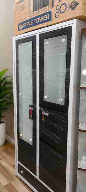 Ecommerce by rohit Metal 2 Door Almirah Brown with Mirror - Image 5
