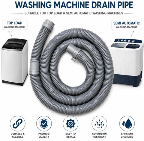 Siana Washing Machine Drain Hose 1.5 Mtr for Haier Top Load - Image 7