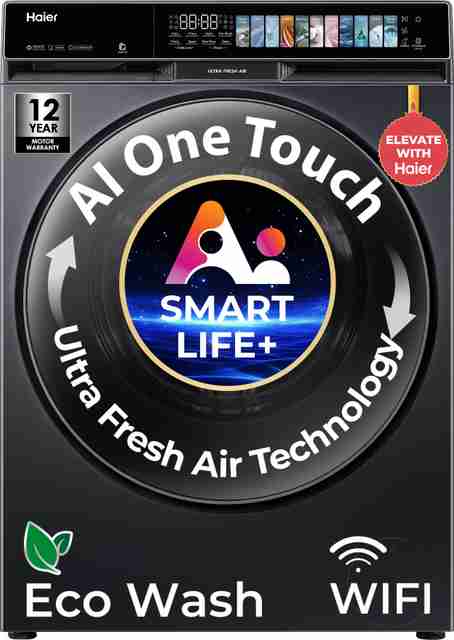 Haier 12 kg Front Load Washing Machine Black (HW120-DM14F11BKU1) - Image 5