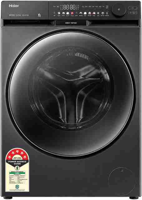 Haier 10 kg Front Load Washing Machine Black - Image 5