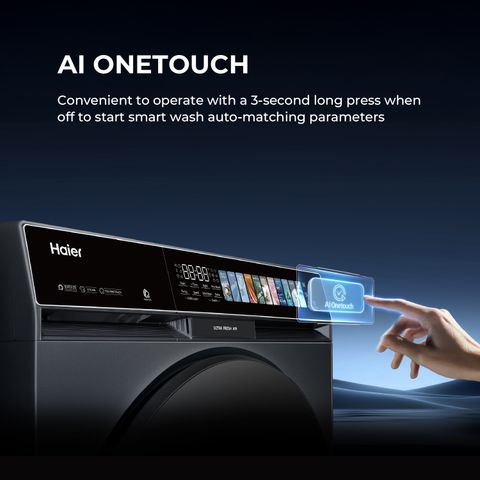 Haier 12 kg Front Load Washing Machine Black (HW120-DM14F11BKU1) - Image 7