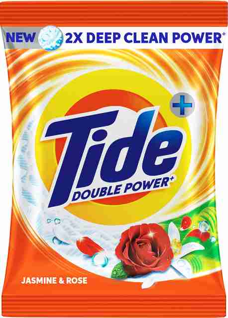 Tide Plus 2X Deep Clean Power World No 1 Brand Detergent Powder (Jasmine & Rose) (480 g) - Image 3
