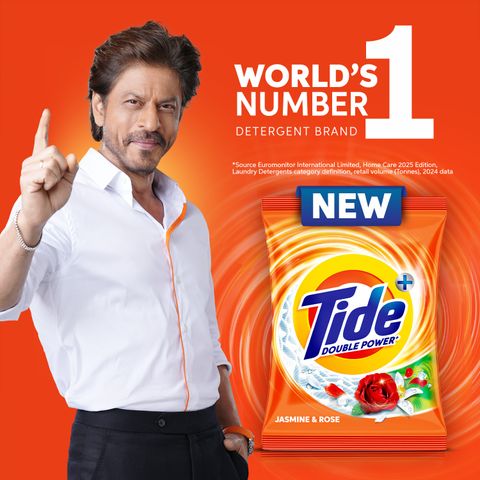 Tide Plus 2X Deep Clean Power World No 1 Brand Detergent Powder (Jasmine & Rose) (480 g) - Image 5