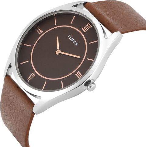 TIMEX Brown Dial Analog Watch for Men TWEG357SMU02T - Image 6
