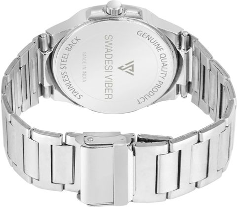 Swadesi Viber Classic Stainless-Steel Analog Watch for Men SV213 - Image 8