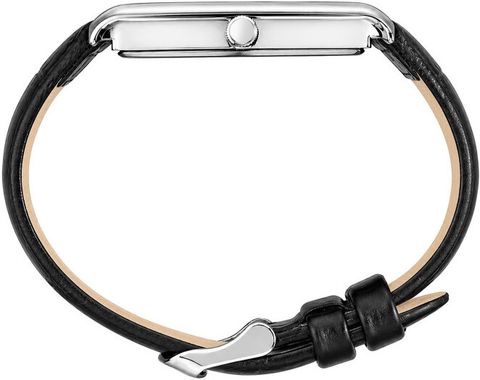 JAINX Executive Rectangular Shape Black Leather Strap Analog Watch - For Men JM7250 - Image 7