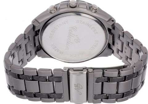 AB Collection Analog Watch 2001-AB Metal Two Tone Trend Strap - Image 7