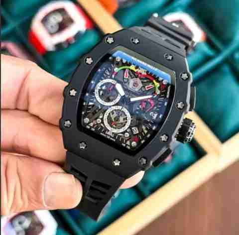 Sartaj Analog Watch - For Men Premium Luxury Skeleton Square Analog Sports Watch For Men - Image 5
