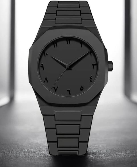 Sabararabic Black Minimalist Analog Watch for Men 2109 - Image 7