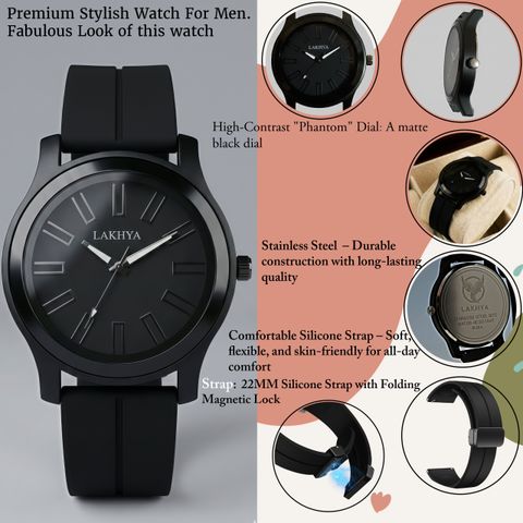 LAKHYA Analog Watch - For Men R1WDT_02-BLK - Image 8