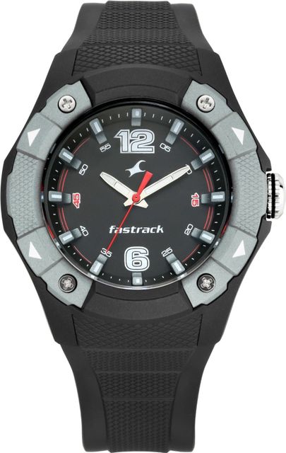Fastrack Trendies Black Dial Silicone Strap Watch - Image 6