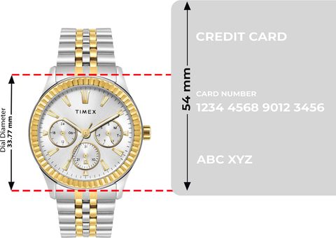 TIMEX Multifunction Silver Dial Analog Watch TWEG25200 - Image 8