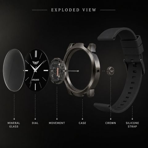 ANALOGUE ANLG-904-BLACK-BLACK-SC - পà§à¦°à§à¦·à¦¦à§à¦° à¦à¦¨à§à¦¯ à¦à§à¦¿ - Image 6
